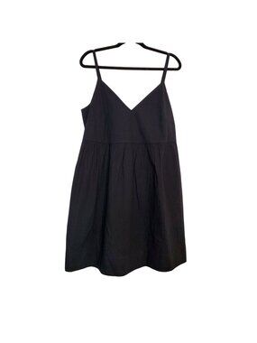 A New Day Black Sleeveless Adjustable Strap Sundress XXL Women's Casual NWT
